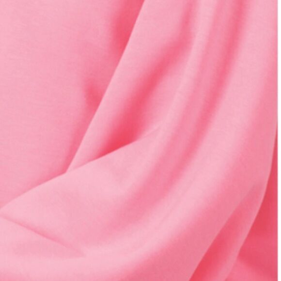 NWT RAGLAN SLEEVE SOFT STRETCH SWEATSHIRT bright pink - Picture 3 of 4